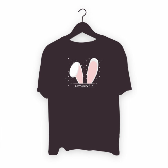 Tee-shirt motif lapin grandes oreilles