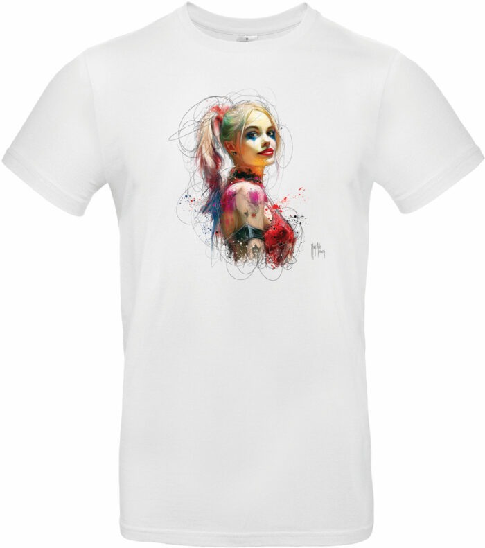 tshirt harley quinn - Joker Batman - Dc comics art murciano