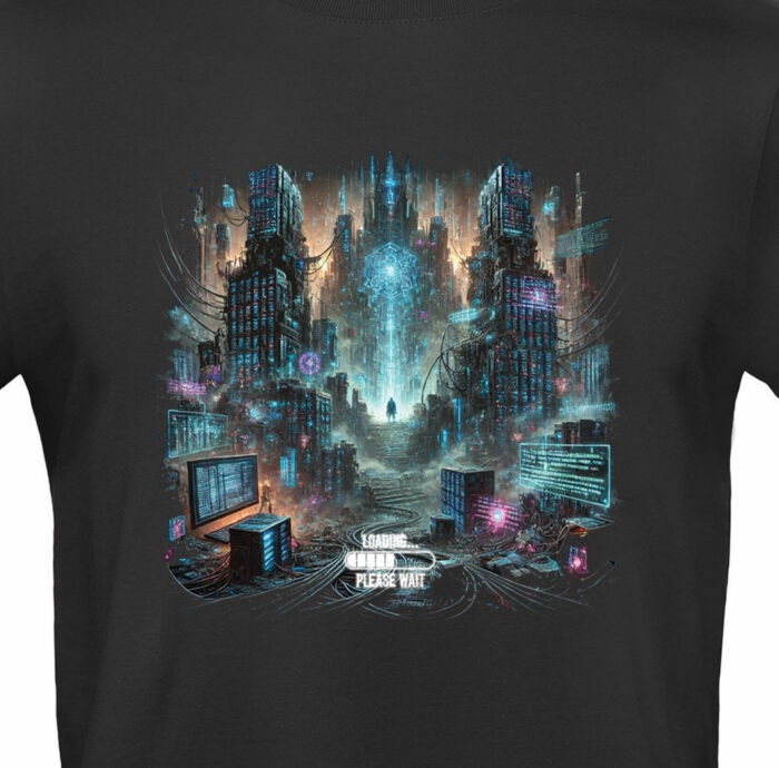 T-shirt Matrix apocalypse ordinateur informatique